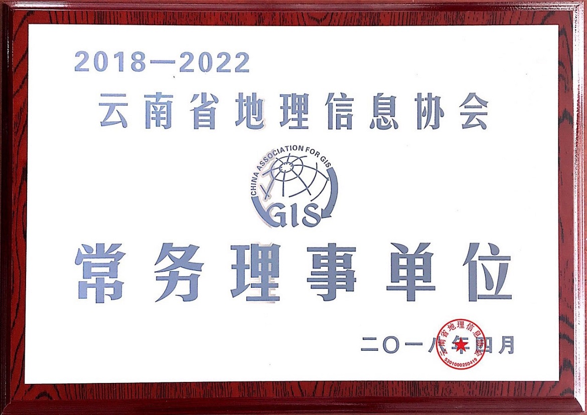 云南省测绘地理信息协会常务理事单位